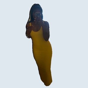 Bright Yellow BodyCon dress